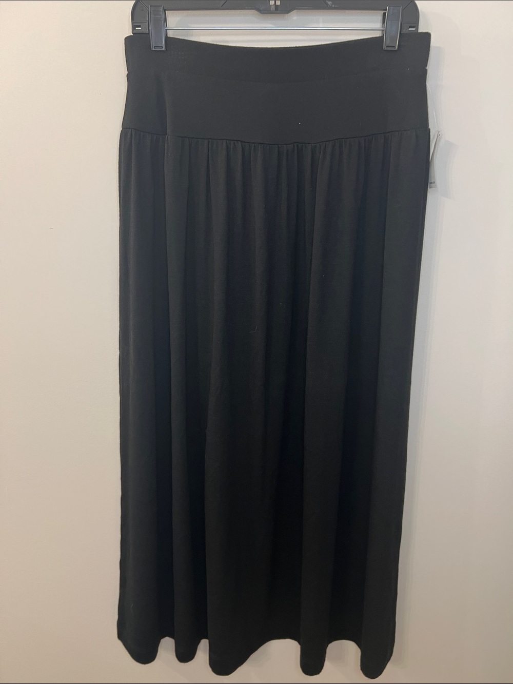 Old Navy Black Maxi Skirt with Wide Waistband